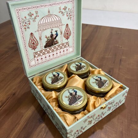 Sea Green Dry Fruit Gift Box