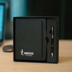 Executive Black Notebook & Pen Gift Set