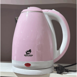 White Rhino Electric Kettle – Pink Edition